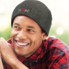 Heather Cable Knit Beanies Being Worn